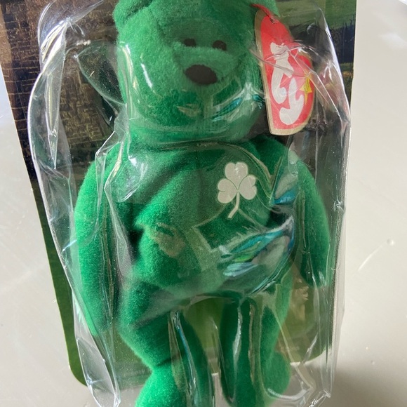 Erin The Bear-McDonald's Ty Beanie Baby With Rare Errors 1997 - Picture 5 of 9